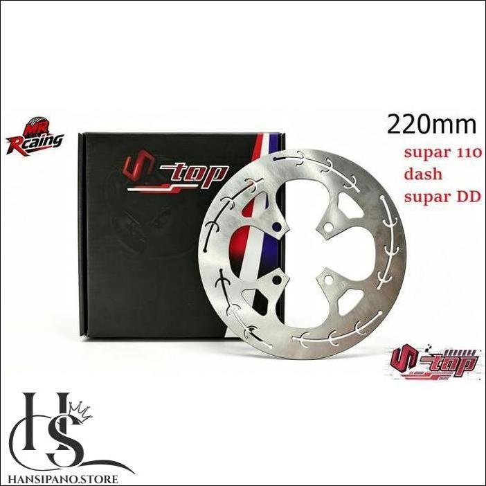 S TOP CAKRAM DEPAN  DISK 220MM FOR HONDA PIRINGAN DATAR SUPAR110 DASH SUPAR DD READY STOCK