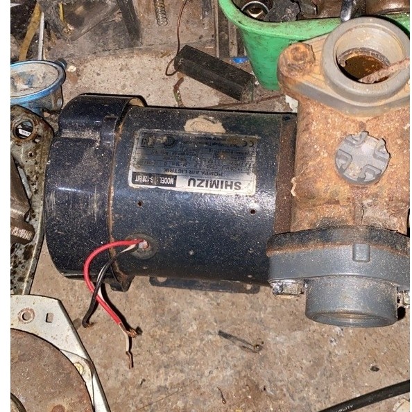 pompa air shimizu ps128 bit bekas normal