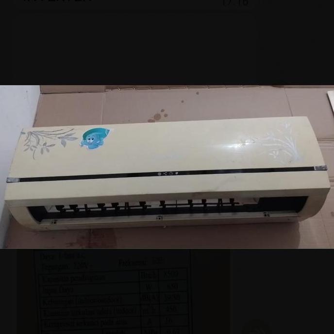 BODY COVER CASING INDOOR AC 1 PK CHANGHONG CSC-09T1/A01175 ORIGINAL BEKAS PAC79