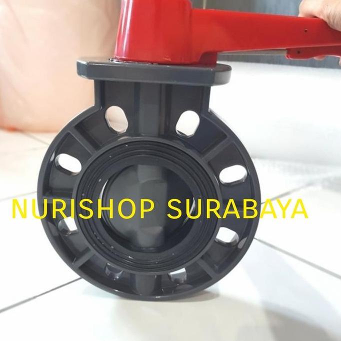 ] Butterfly Valve PVC / Buterfly Valve PVC / PVC Butterfly Valve 2" KDJ