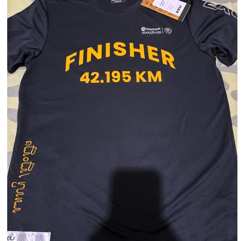 Jersey Finisher Maybank Marathon 2024 Original 2xu Size M Brand New With Tag Only 1 Pcs