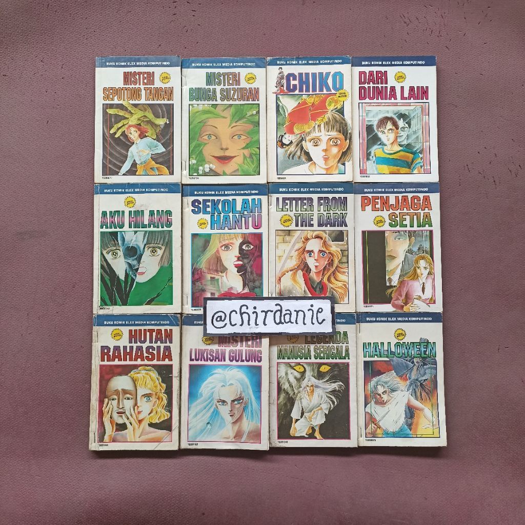 Paket Komik CHIE WATARI / Serial Horor Misteri