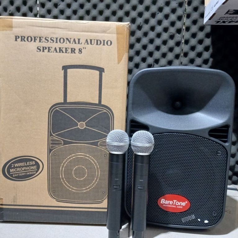 SPEAKER PORTABLE 8" BARETONE MAX8EB Original
