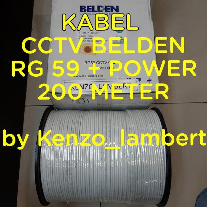 Kabel CCTV RG59 BELDEN 200meter / belden cctv / rg 59