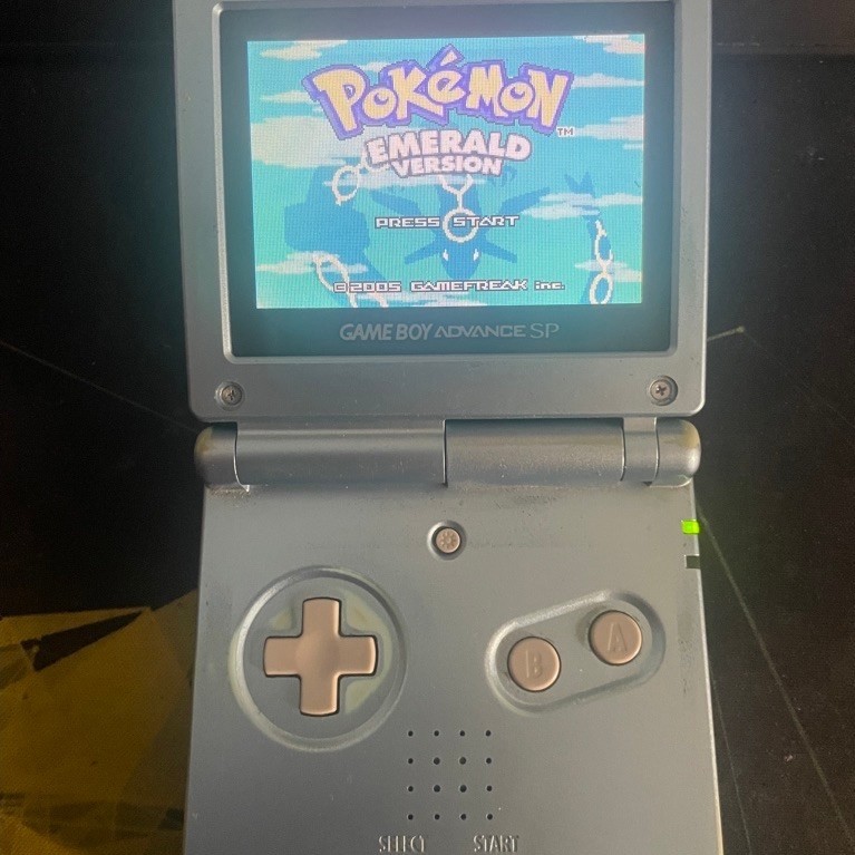 Gameboy Advance SP 101 GBA SP 101 Warna Blue Pearl