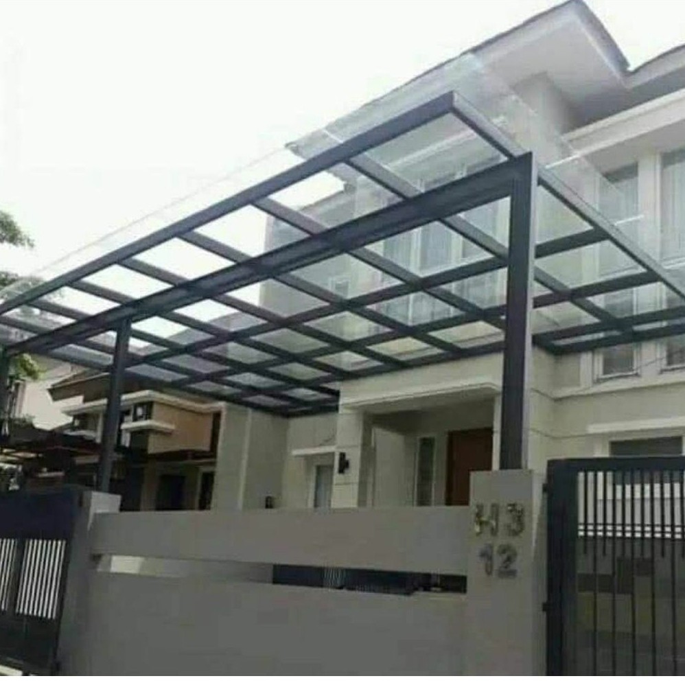 Canopy Minimalis kaca