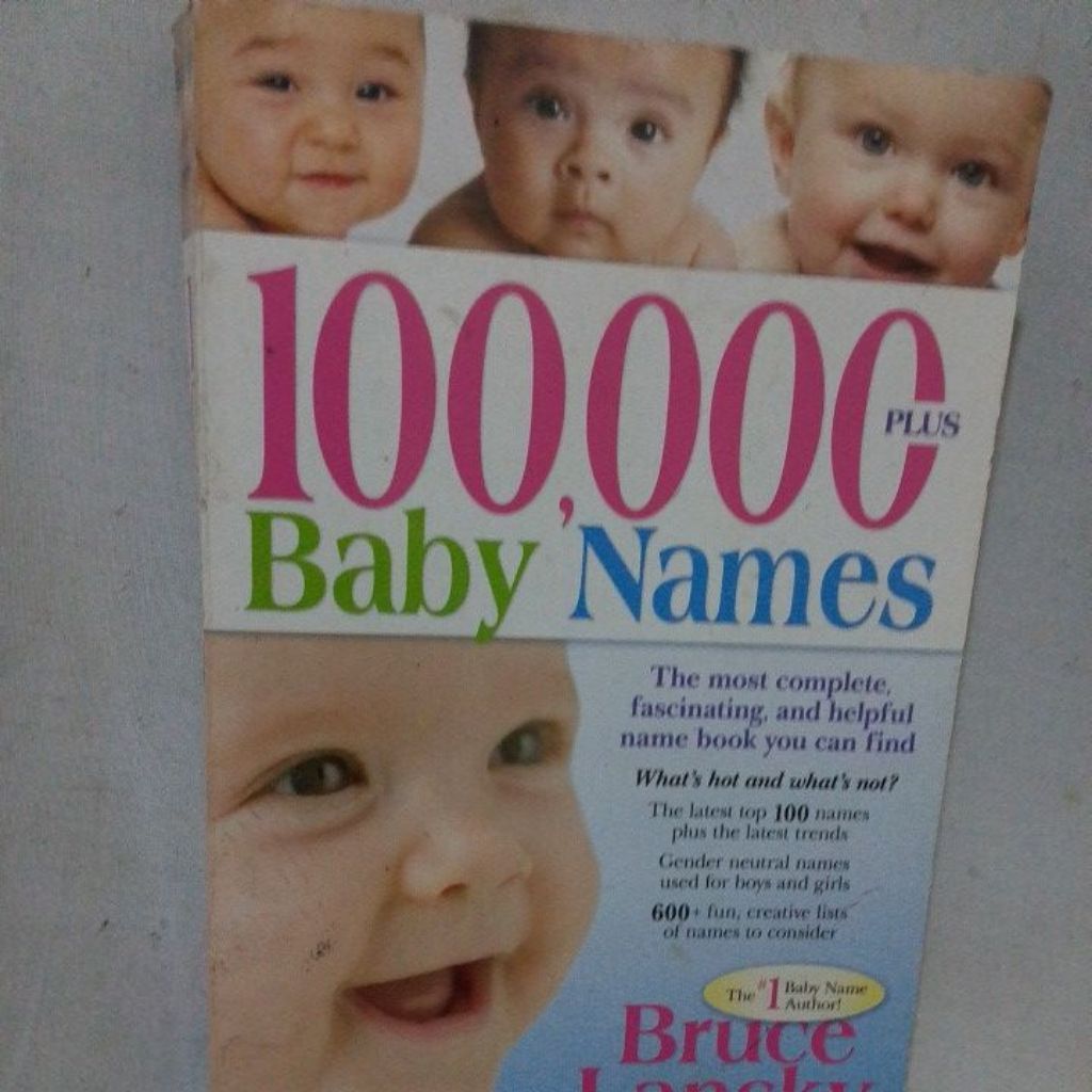 Buku 100,000 Plus Baby Names Bruce Lansky Panduan Nama Bayi