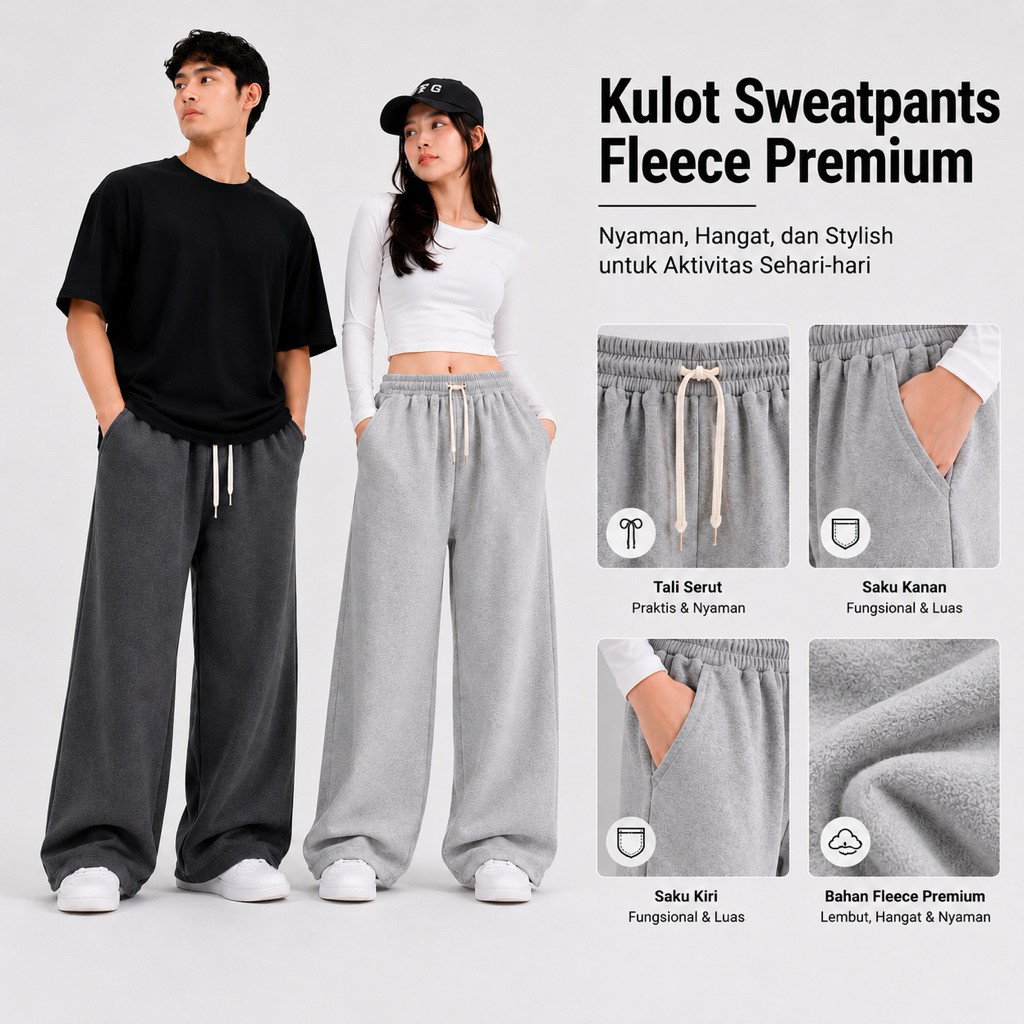 Celana Sweatpants Baggypants Kargo Panjang Pria Style Korea Dewasa Remaja Dewasa Daily Outfit