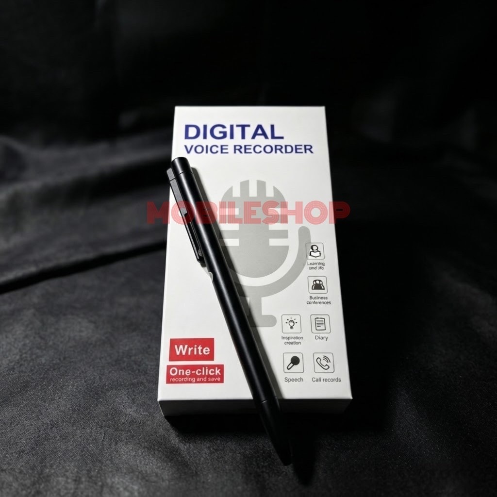 Voice Recorder Perekam Suara 32GB Model Pulpen