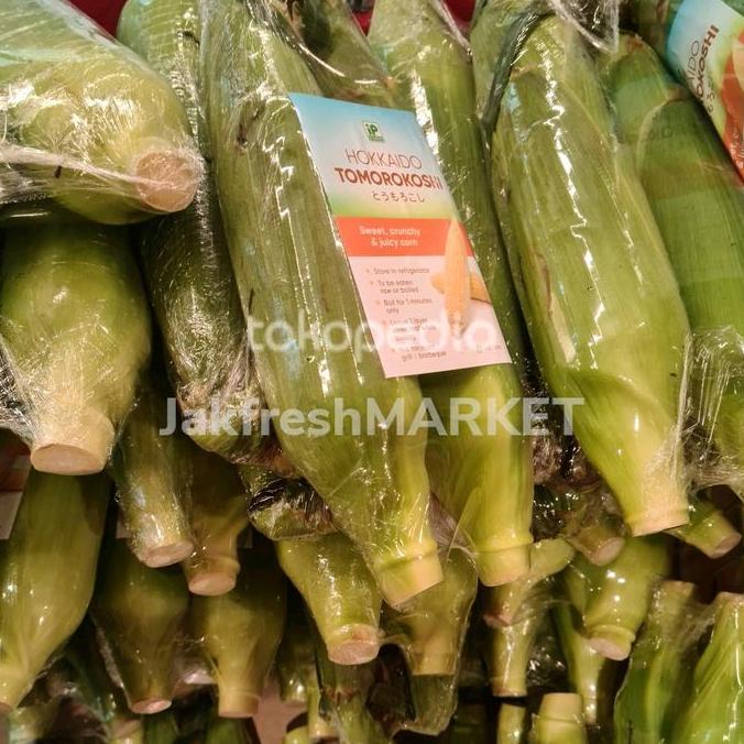JAGUNG HOKKAIDO TOMOROKOSHI sweet corn jagung jepang manis /pack isi 2