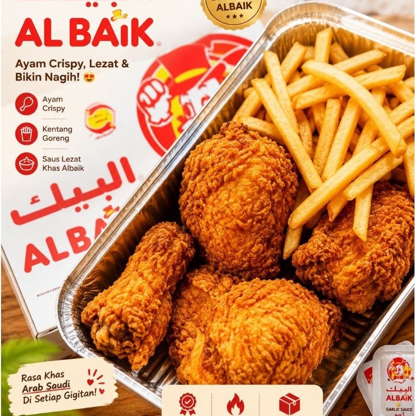 Ayam Albaik Chicken Original Saudi Murah Paket Ayam Frozen