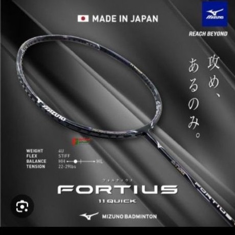 RAKET ORIGINAL MIZUNO FORTIUS 11 QUICK JAPAN