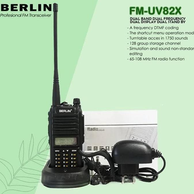 HT Berlin FM UV-82X Handy Talkie Berlin FM UV-82X Original Resmi