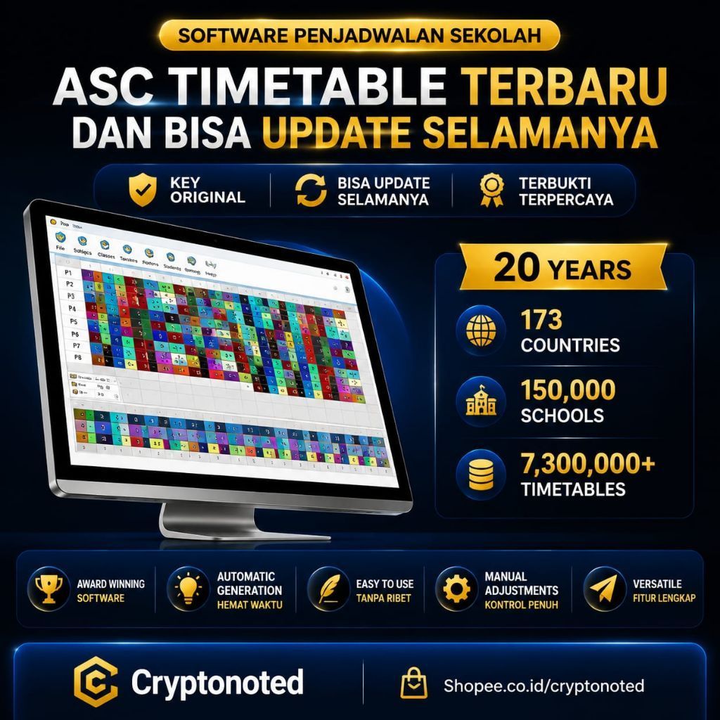 ASC TIMETABLES ORIGINAL KEY TERBARU DAN BISA UPDATE