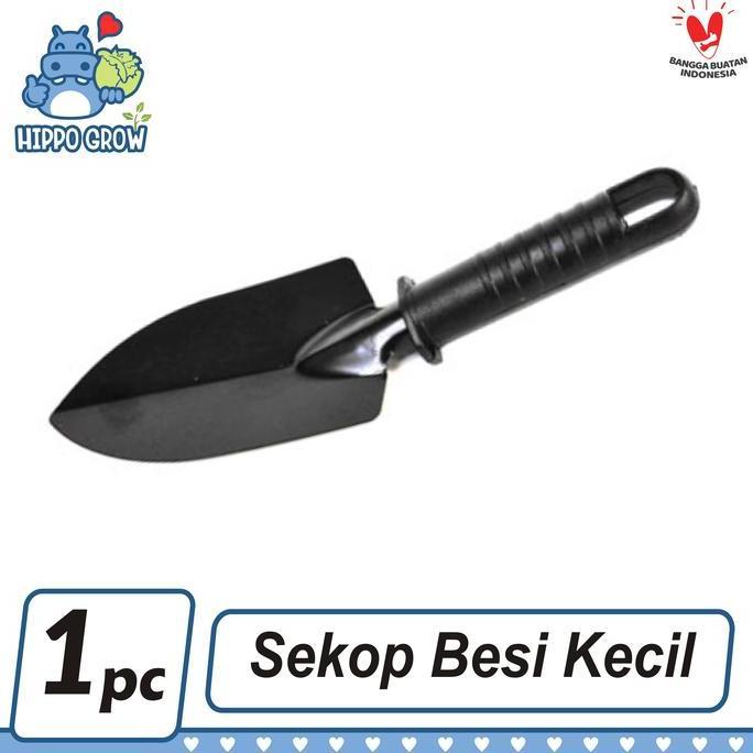 Promo Sekop Besi Kecil Hitam untuk Berkebun Tanaman Diskon
