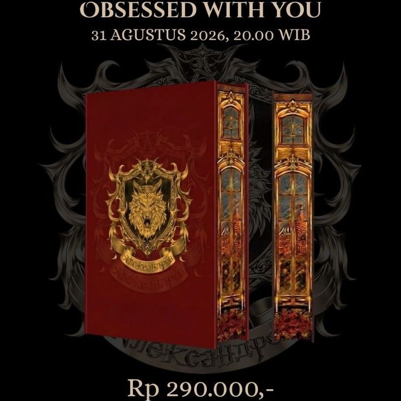 OPEN PO NEW COVER PRINTED EDGE NOVEL OBSESSED WITH YOU - ALANA NOURAH
