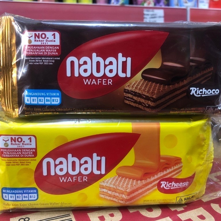 NABATI WAFER 1000an 15gram x 10pcs