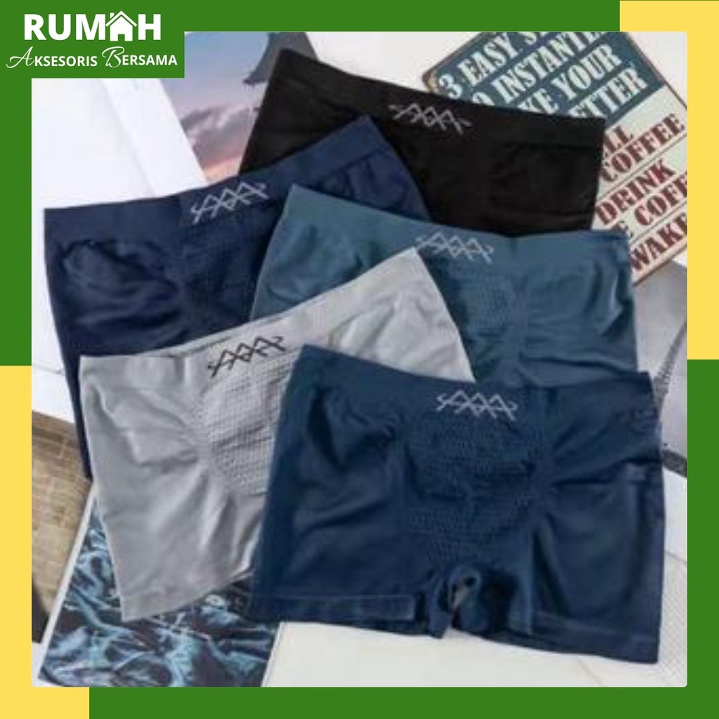 RAB BX093 Boxer Pria Cowok Lelaki Celana Dalam Motif Daleman Murah
