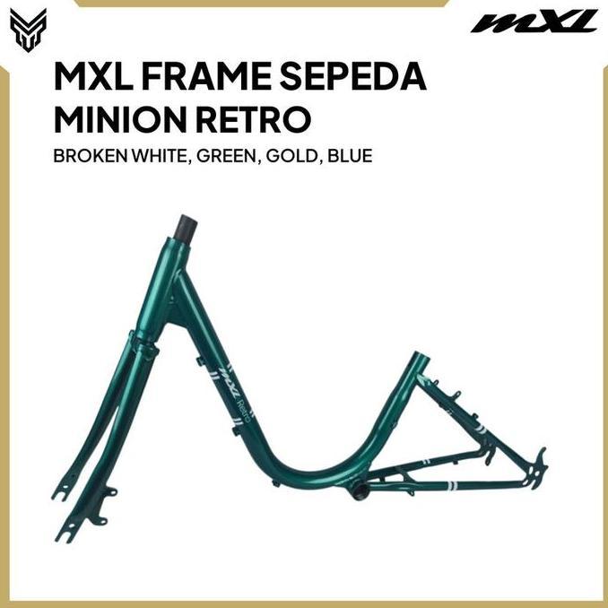 Mxl Frame Sepeda Minion Retro Ukuran 20" Bahan Steel Bicycle Frame Sepeda Outdoor