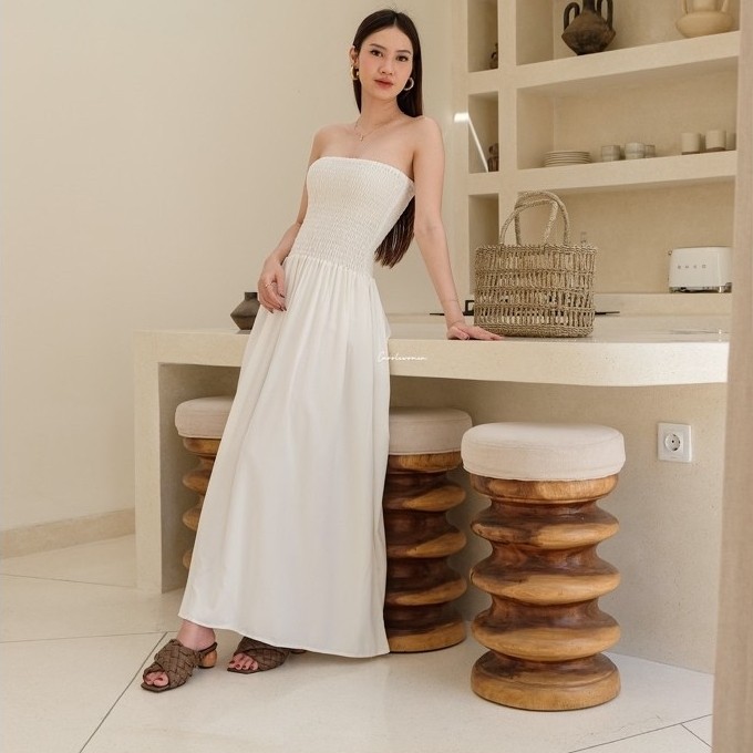 ZOE DRESS - Dress Summer Wanita Dress Bali Dress Pantai Wanita Tube Dress Pantai Dress Maxi Wanita
