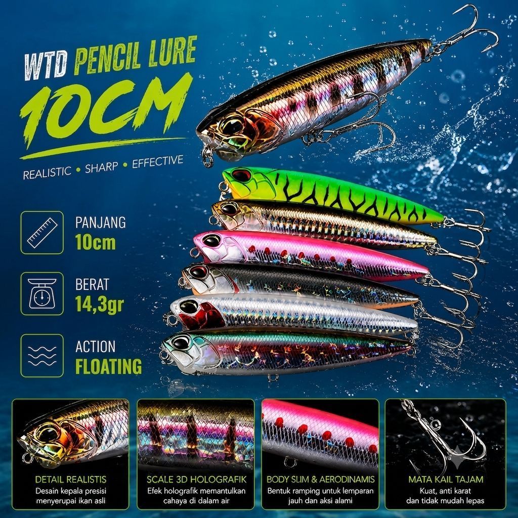 Pencil Lure - WTD 10cm