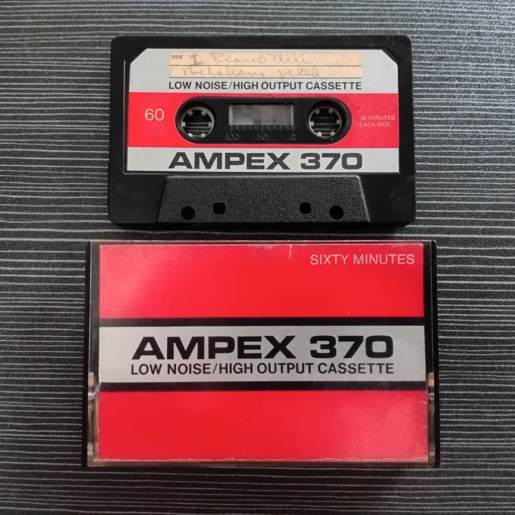 Kaset Pita Ampex 370 Low Noise 60 Vintage 1975 US Market - Bekas