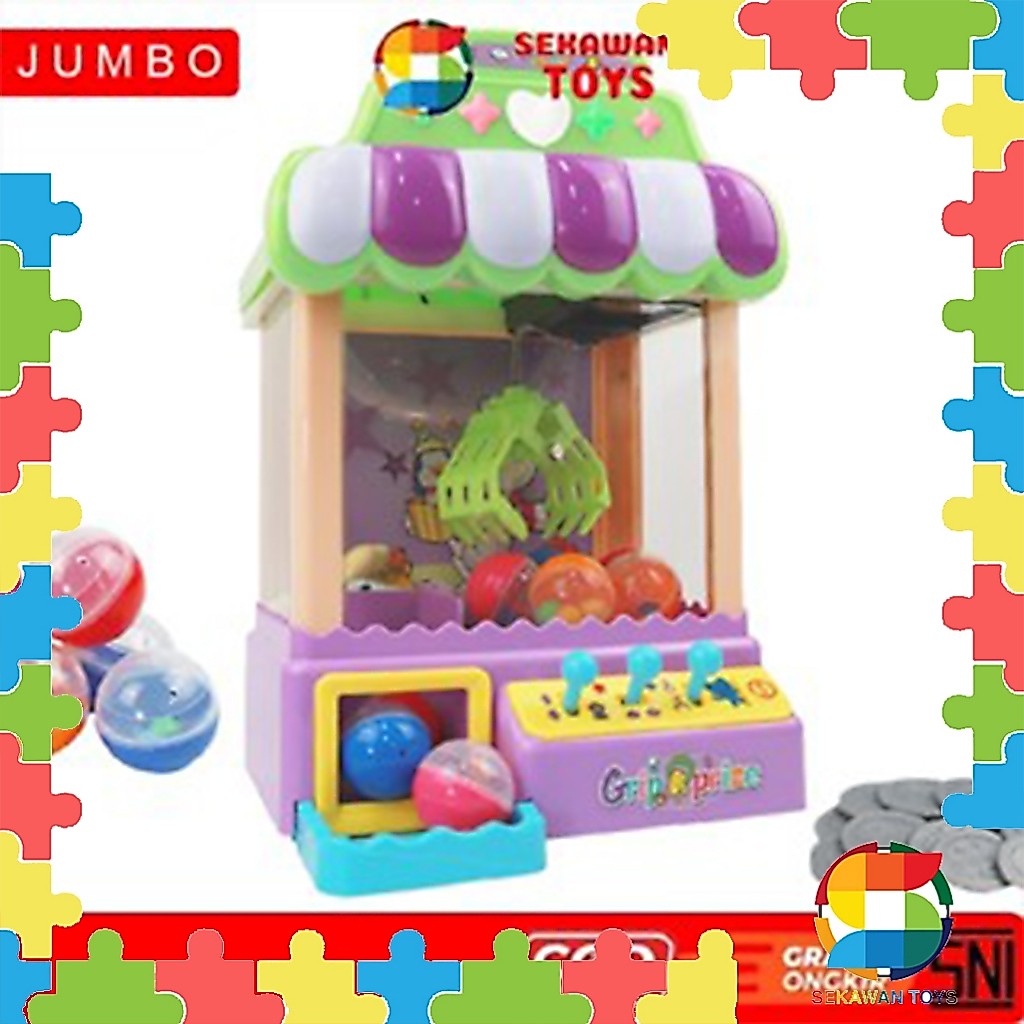 Promo Mainan Jumbo Claw Machine / Joy Claw Machine / Mesin Capit Boneka - Joy Claw/ Mesin Capit