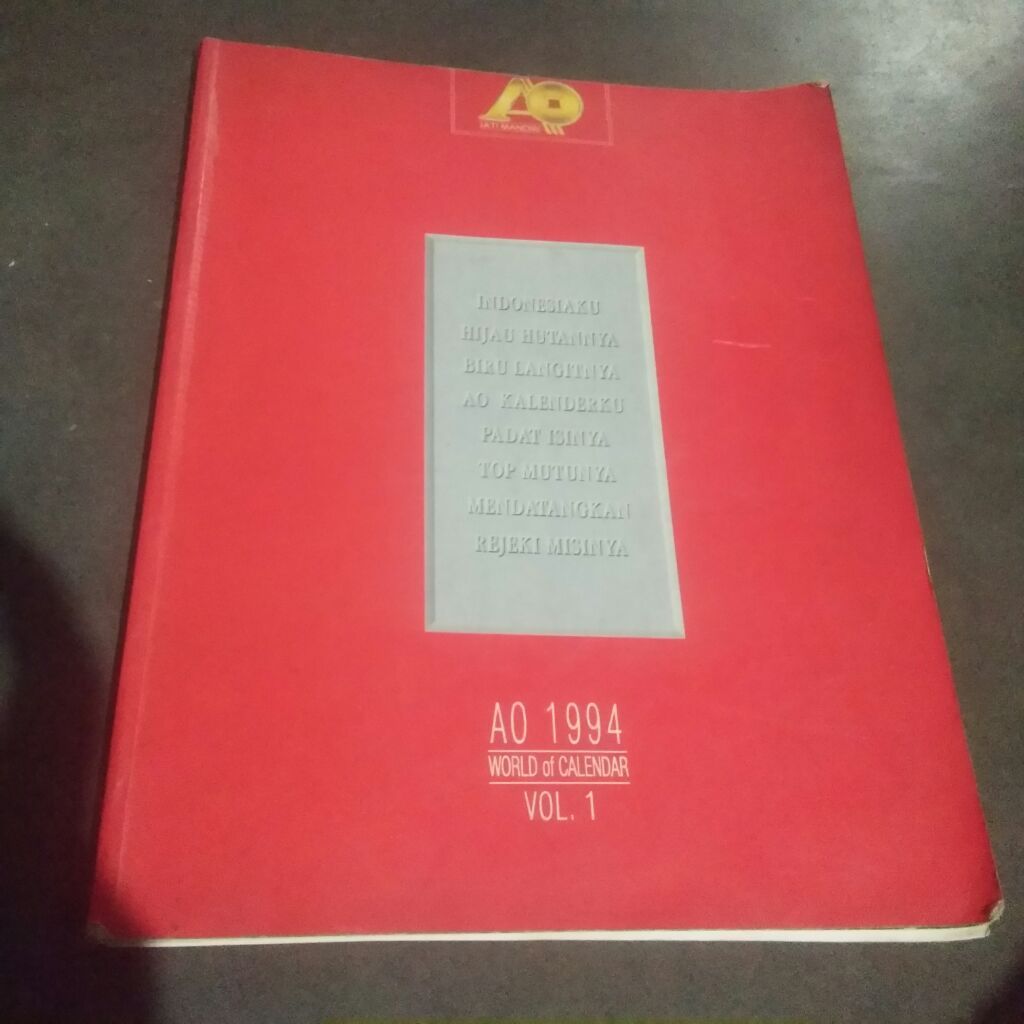 katalog kalender 1994 ada Nike Ardilla