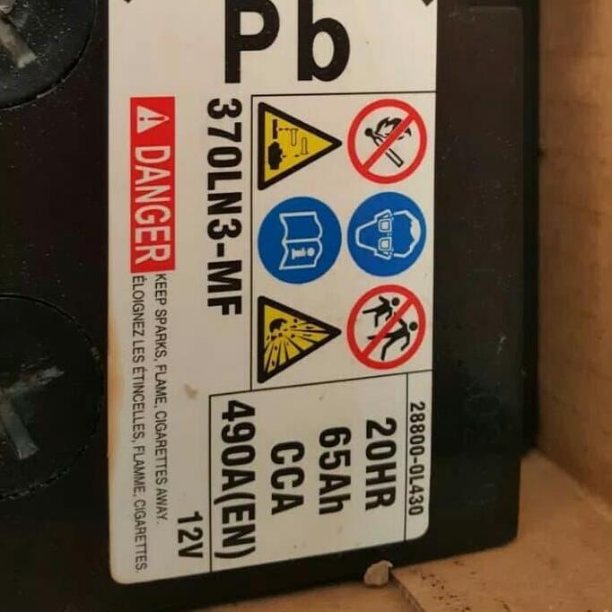 Aki Mobil Toyota Innova Reborn Diesel 370Ln3 Gs Astra Oem