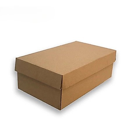 Kardus Box Sepatu Kraft Ukuran 35.8 x 21.8 x 11cm