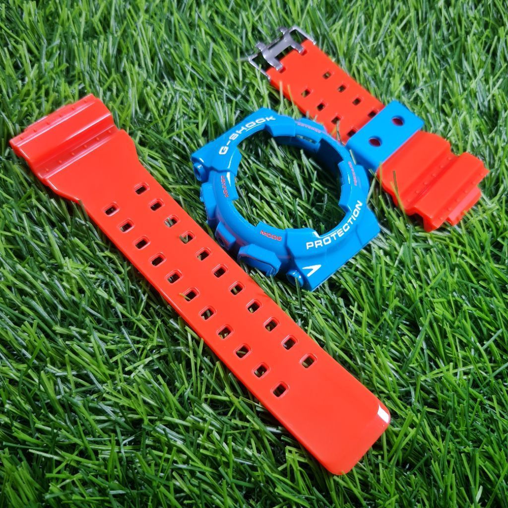 BNB BEZEL STRAP G-SHOCK GA-100 GA-110 GA-120 GD-120 LIGHT BLUE ORANGE