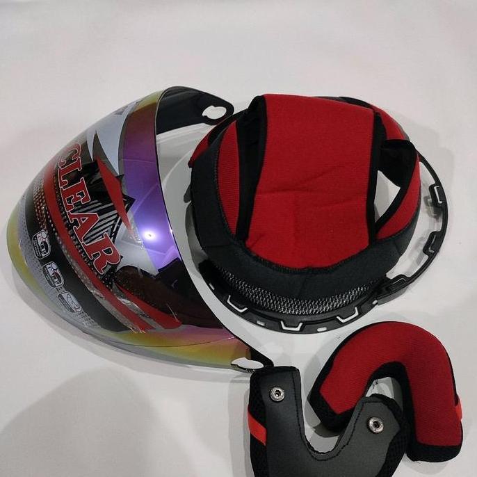 DB218 >> Busa helm nhk Godzilla fullset + kaca helm nhk Godzilla