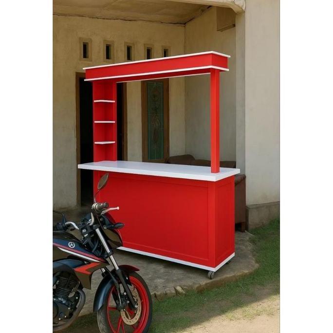 Terlaris Terbaru!!! Gerobak Lipat Booth Lipat Portable/ Booth Kayu/ Booth Jualan/ Meja Lipat Murah M