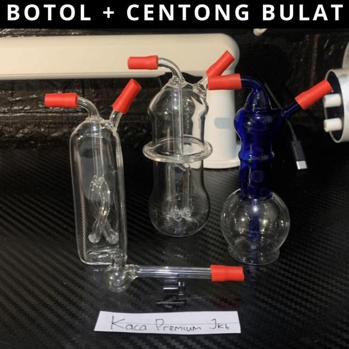 Botol Pipet Kaca Jar / Botol Kaca Jar Tutup Gold