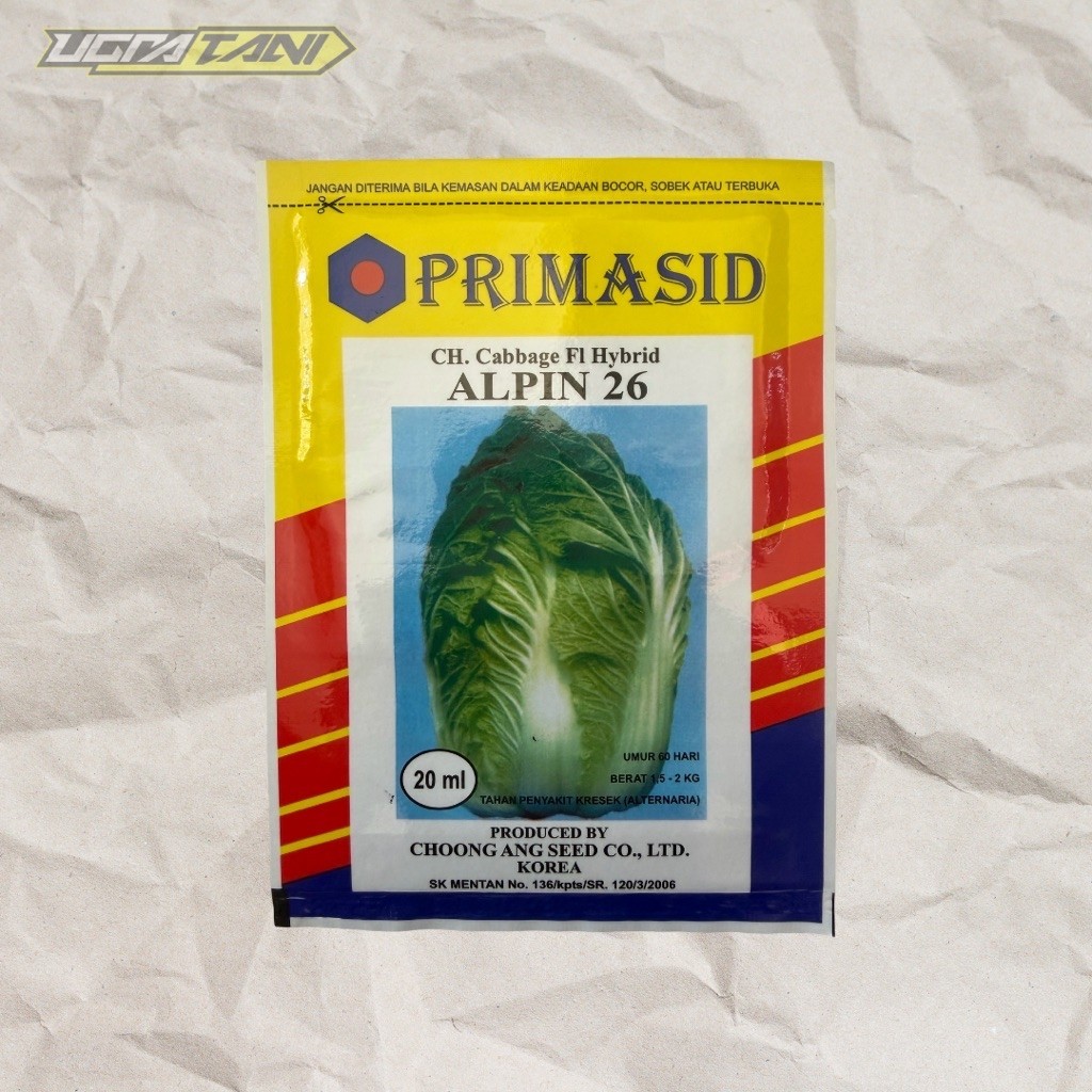 Benih Bibit Sawi Putih Alpin 26 isi 20ml