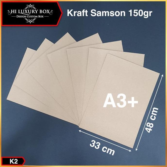 Kertas Kraft|Kertas Samson Lembaran|Kertas Samson Kraft|Kraft Paper | K2