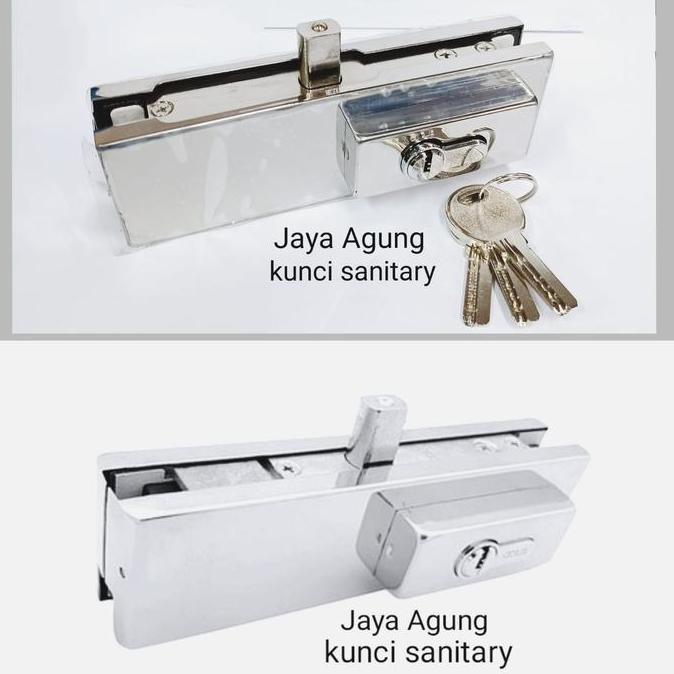 Kunci Pintu Kaca Frameless US 10/Patch Fitting US10