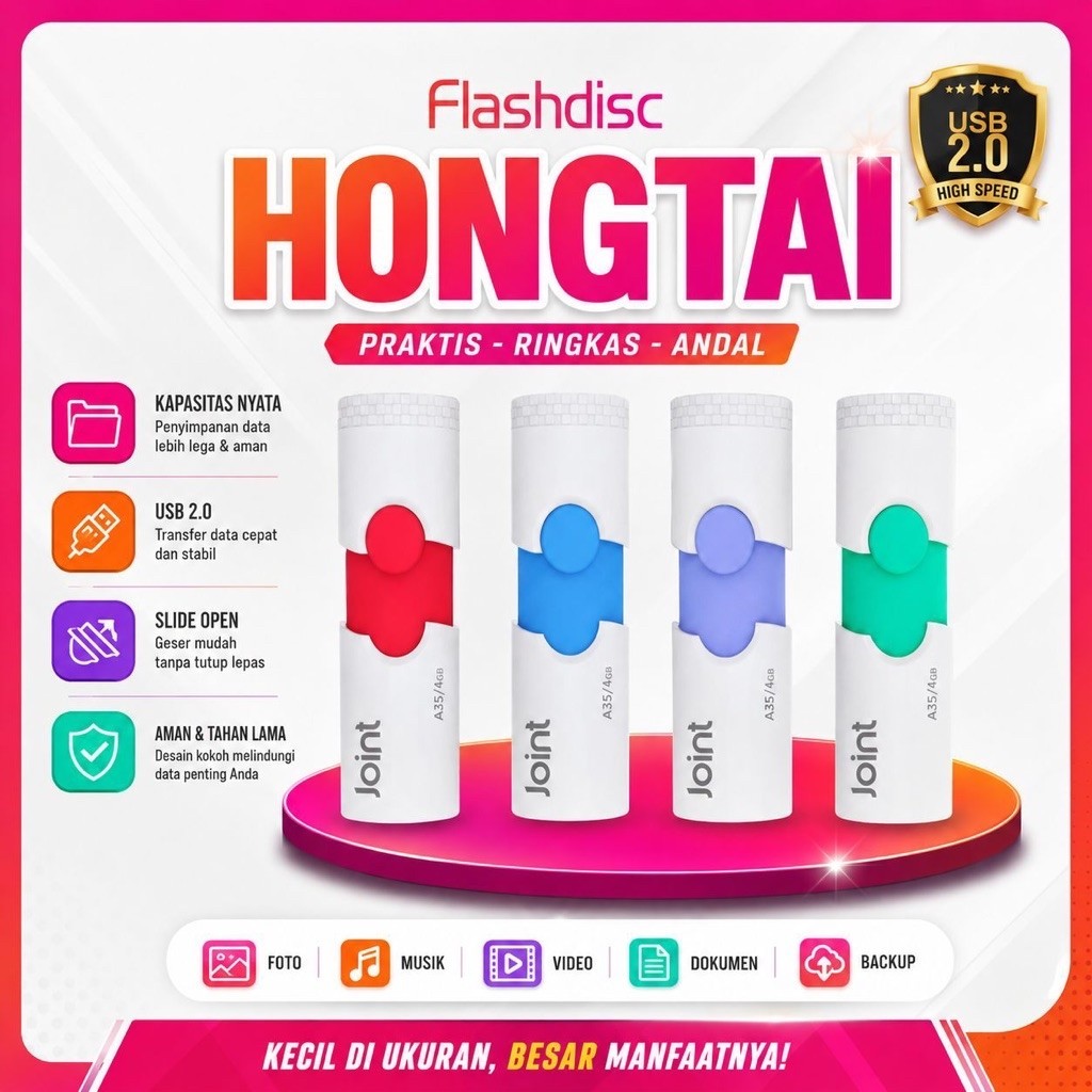 Flashdisk Hongtai 4GB 8GB 16GB 32GB USB Murah Flashdisk Murah Flashdisk 4GB Flashdisk 8GB Flashdisk 