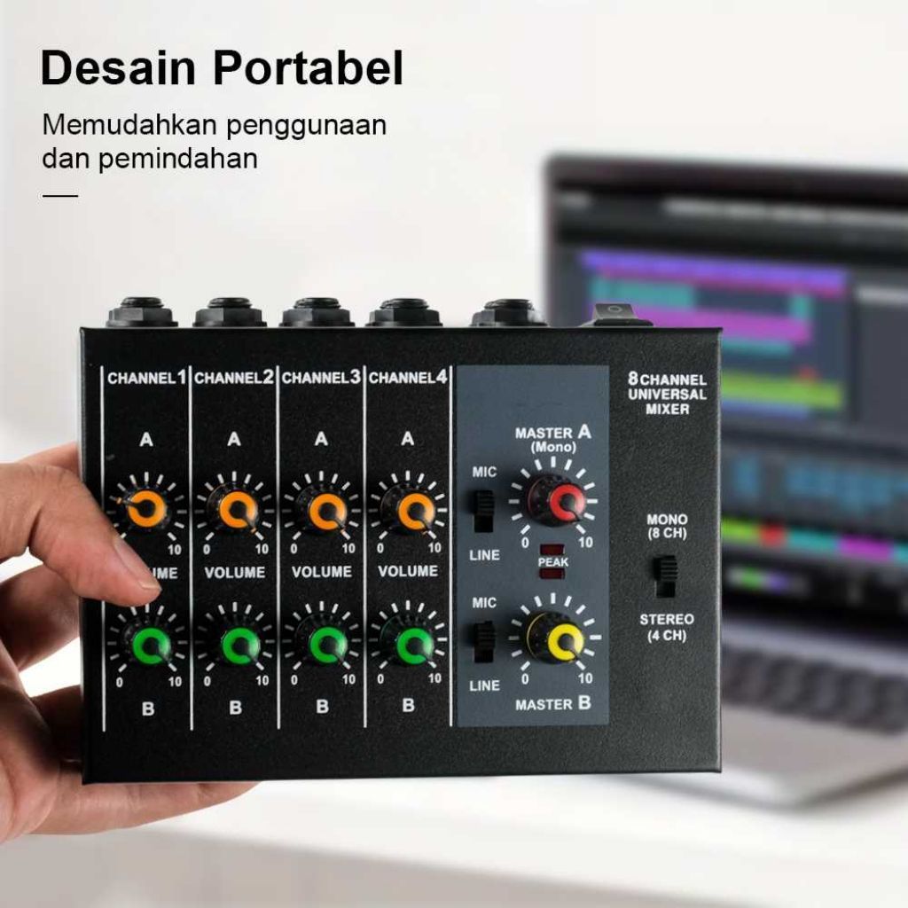 Mesin Karaoke Pengatur Audio Karaoke Portable