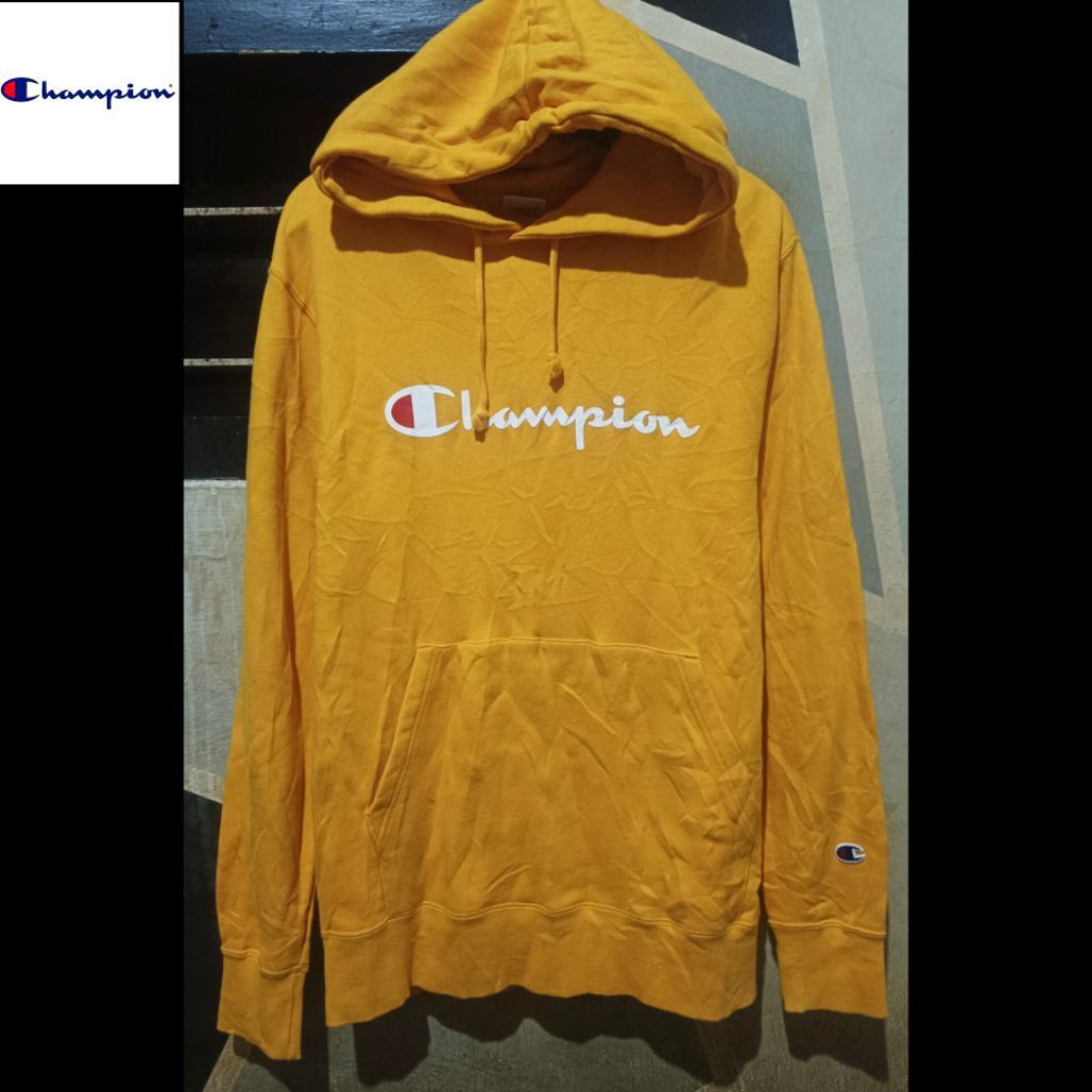 HOODIE KUNING CHAMPION