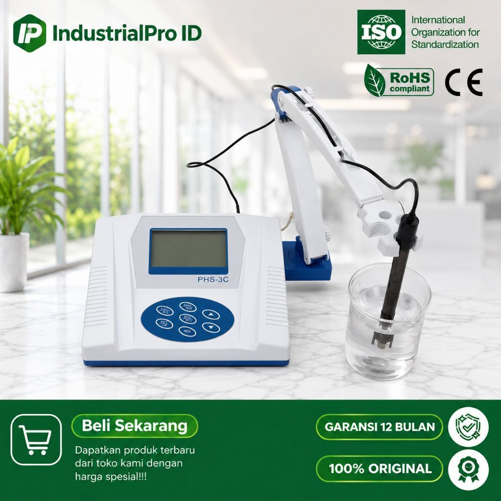 Want Balance PHS-3CU Digital Benchtop pH Meter High Precision 0.01 pH mV ORP Temperature Meter Alat 