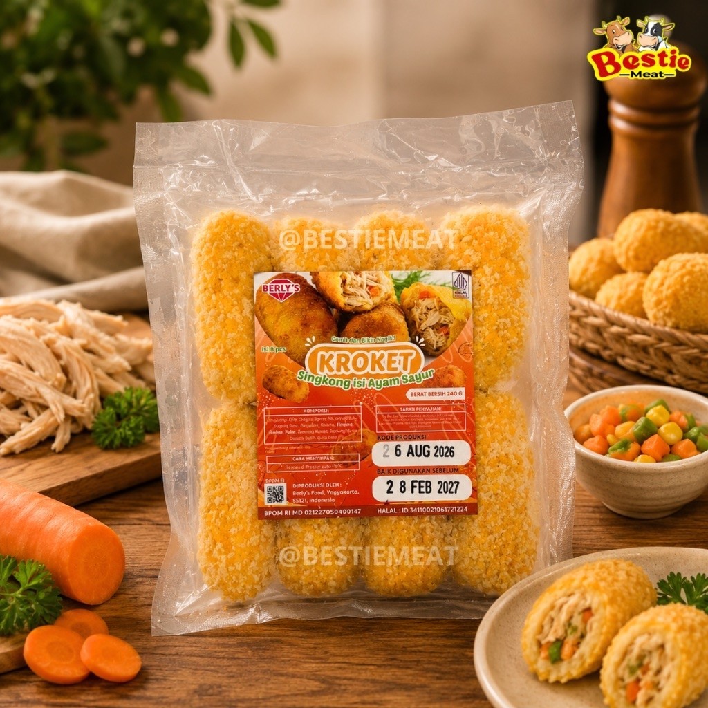 Berly’s Kroket Singkong Isi Ayam Sayur Isi 8