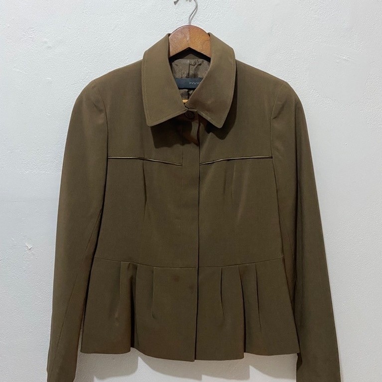 invio brown blazer/blazer coklat