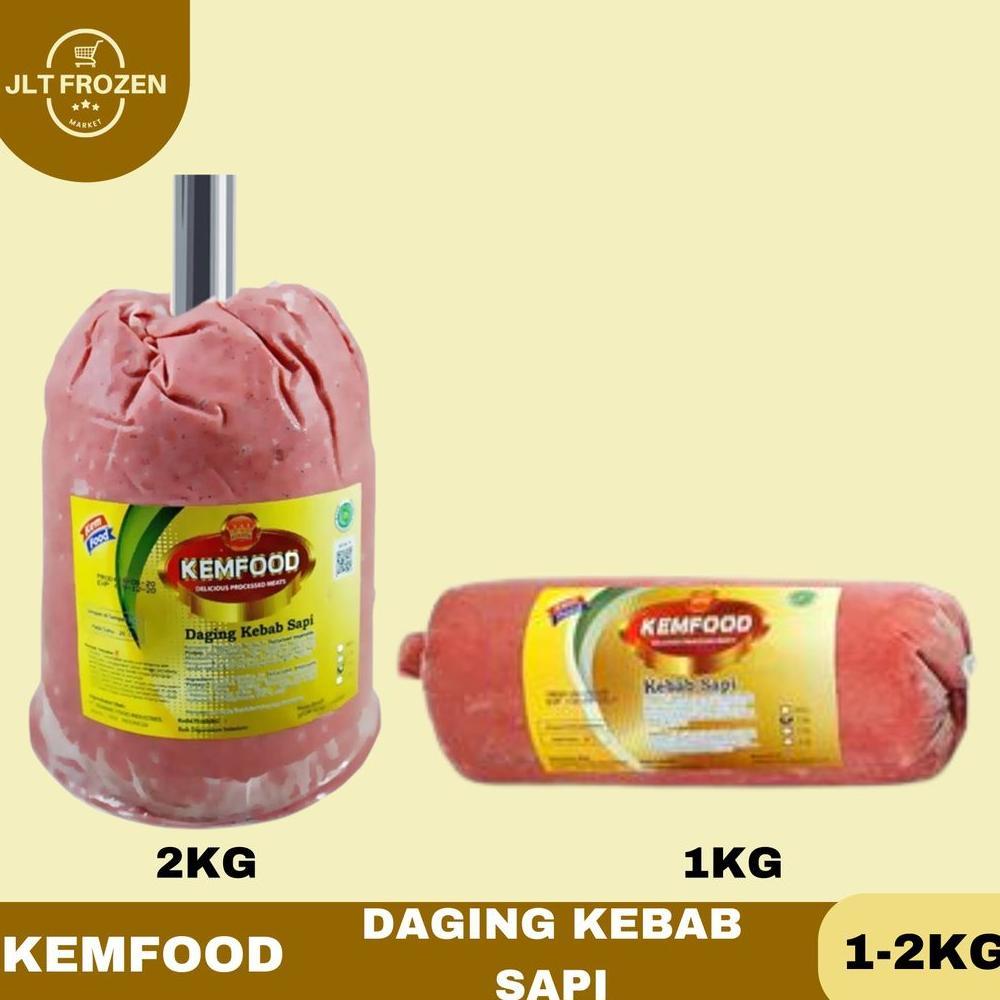 Kemfood Daging Kebab Sapi 1-2kg / Daging Isi Kebab