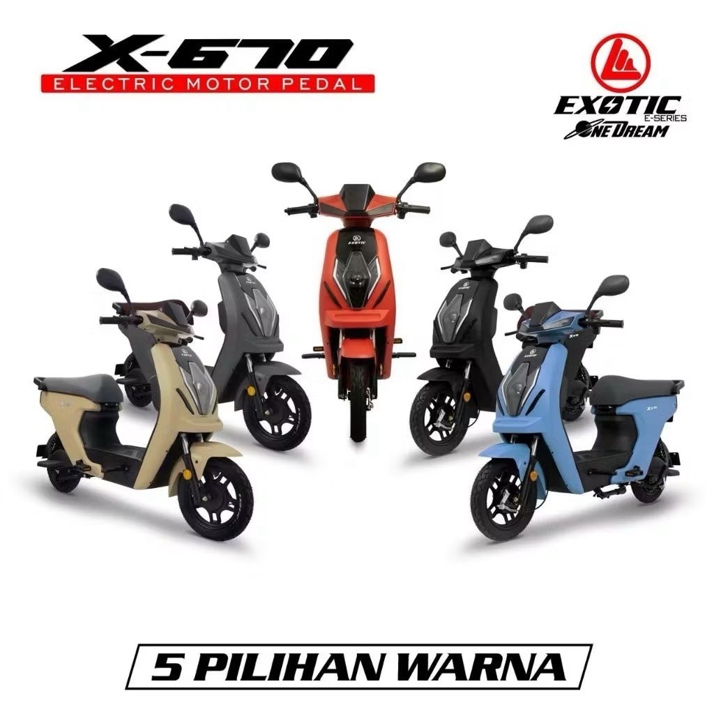 Sepeda Listrik Elektrik e-bike  Exotic x670 by Pacific
