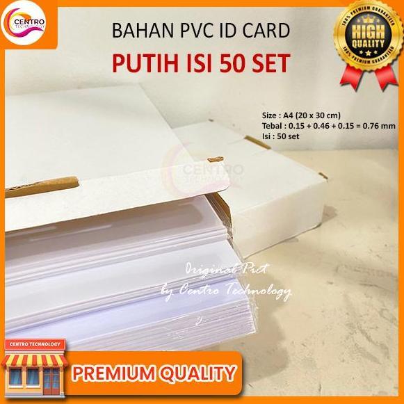 Bahan Pvc Id Card A4 / Kartu Id Card