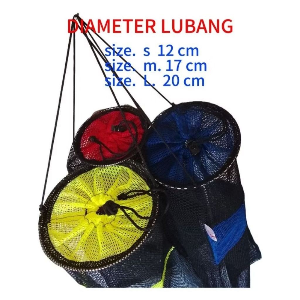 Koja Ikan Tali Serut - Model Biru Ukuran S.M.L (Ikan patin, nila, ikan mas)