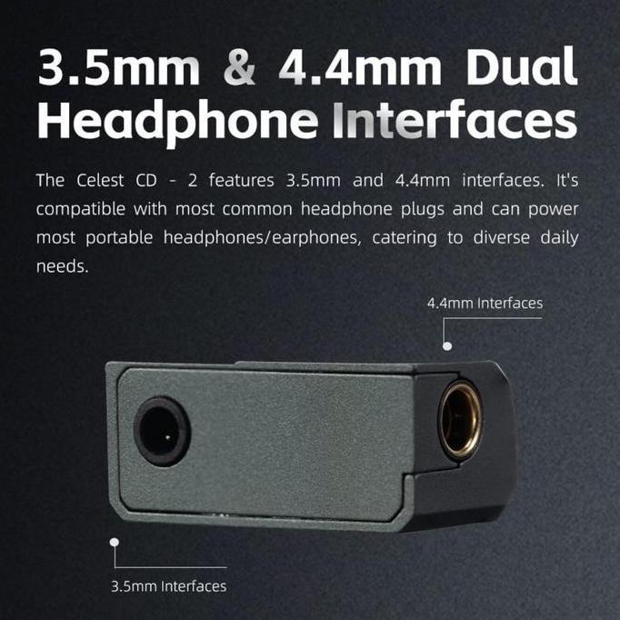 Kinera Celest Cd-2 Portable Headphone Dac Amplifier 3.5Mm4.4Mm