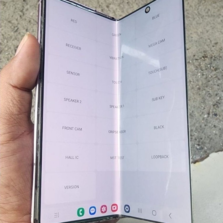 lcd samsung z fold 2 sett frame