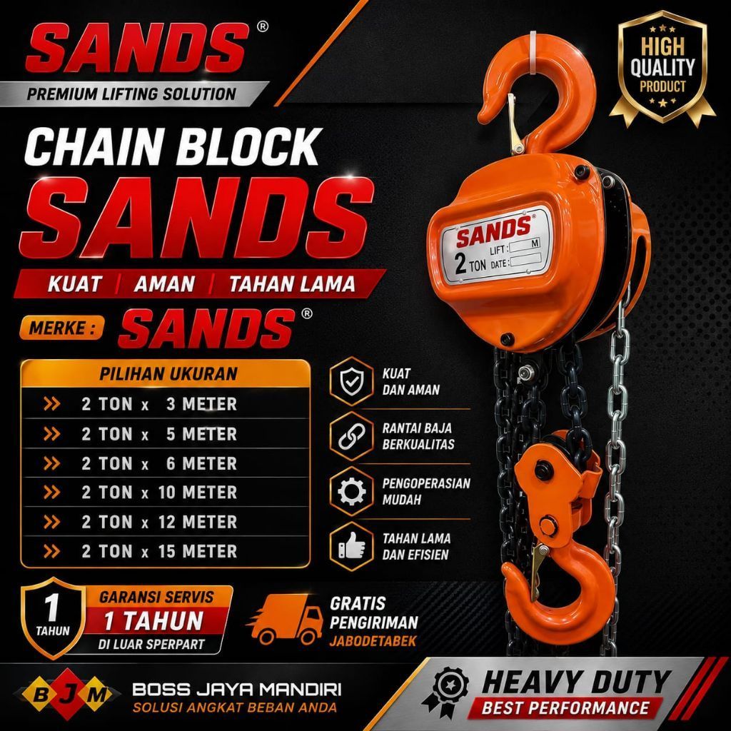 CHAIN BLOCK 2 TON KATROL 2 TON TAKEL 2 TON SANDS